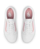 Sneakers en Cuir Old Skool blanc/rose